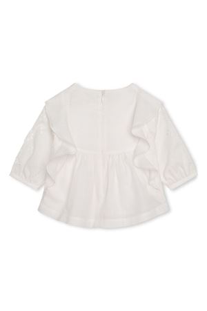 White organic cotton blouse CHLOE' KIDS | C05446117